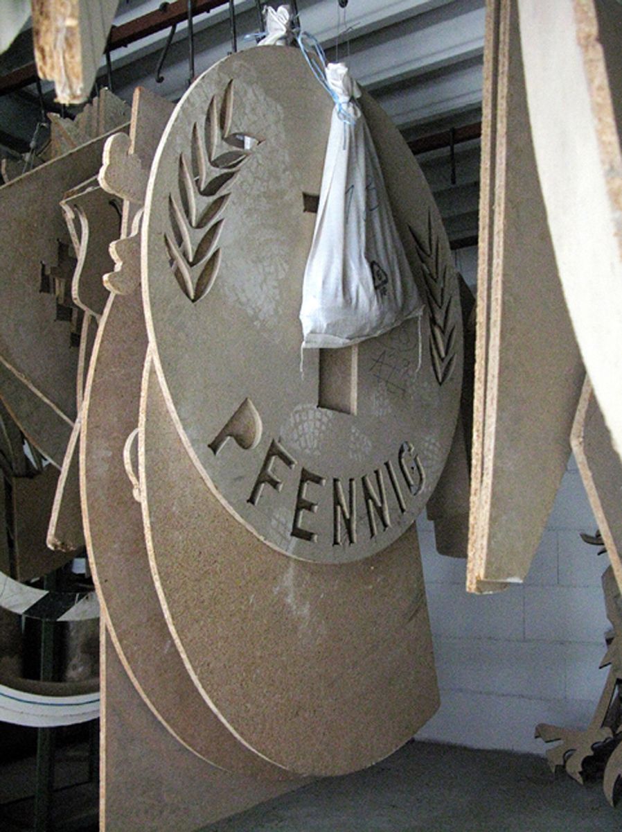 Storage space of wooden stencils, Andreas Schwarzkopf, 2014, CC BY-SA 3.0