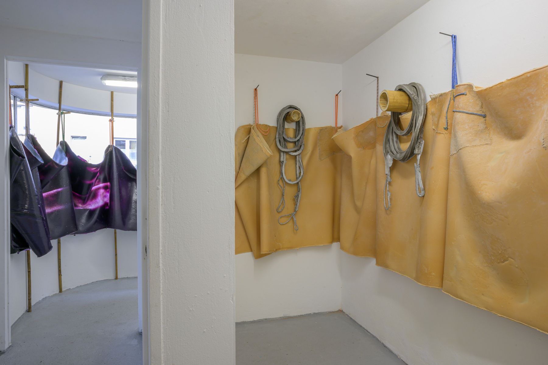Liesl Raff, Installationsansicht Pförtnerhaus, Biennale für Freiburg #1, Foto: Marc Doradzillo