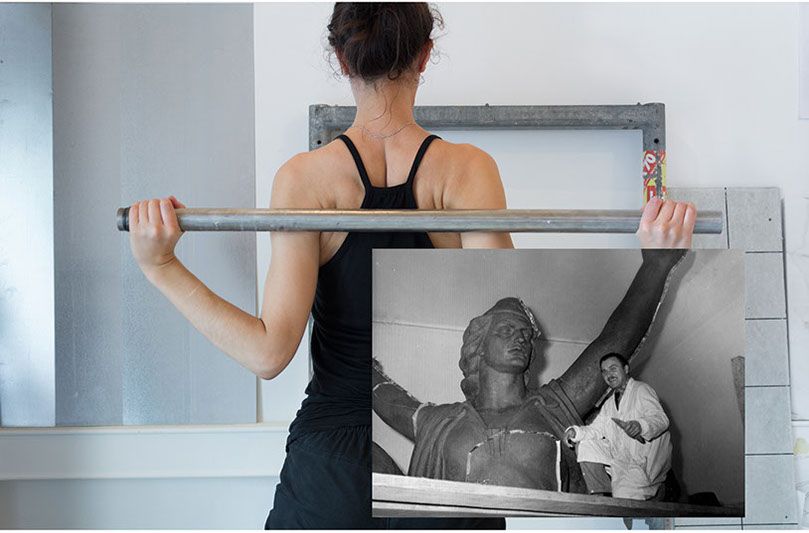 Luiza Margan, RESTAGING MONUMENT, 2014