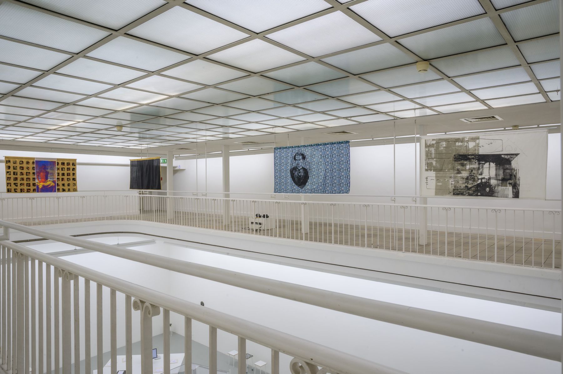 Philipp Gufler, Installation view Kunstverein Freiburg, Biennale für Freiburg #1, 2021, Photo: Marc Doradzillo